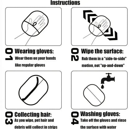 Noble Tail™ Premium Pet Hair Removal Glove